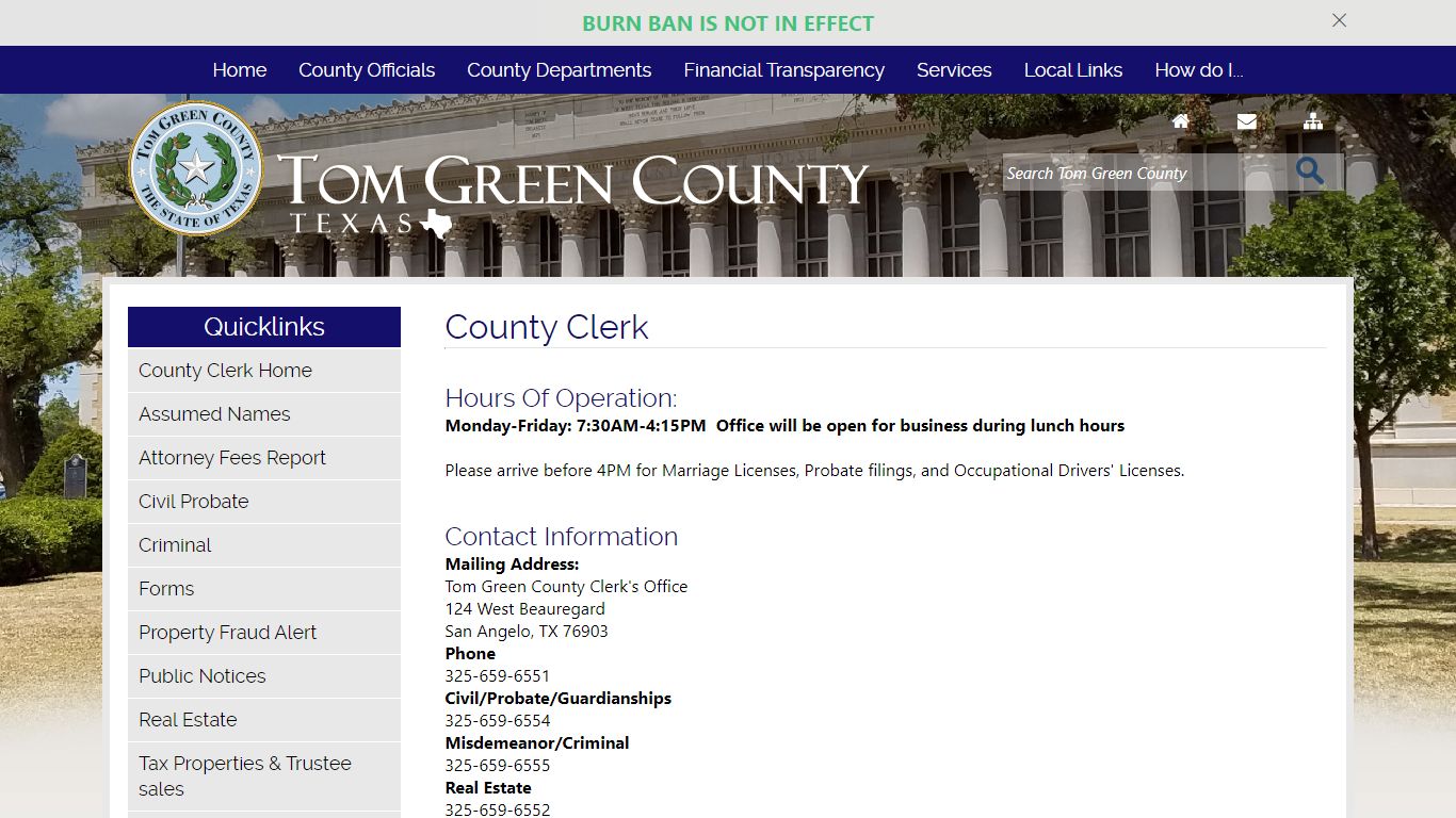 Tom Green County